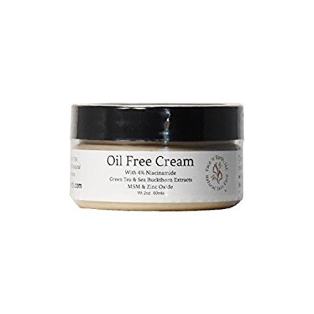 Face 'n' Earth, LLC Oil-Free Cream Niacinamide Vitamin B3 73% Organic Vegan Acne/Rosacea/Oily Skins pH Balanced 2.5oz
