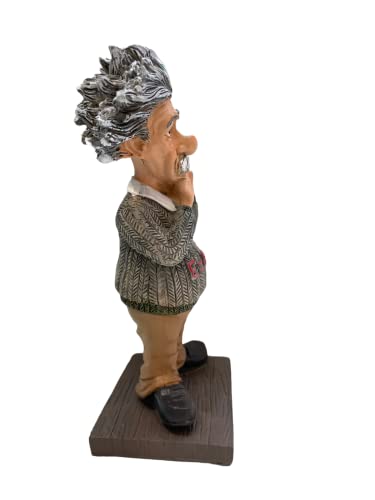 Image of AUGEN Polyresin Albert Einestine Idol Statue Showpiece for Home Decor Decoration and Gifting (1 Piece, 6723B-A)