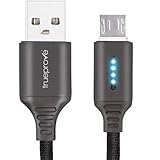 TrueProve™ 3FT Barnes & Noble Nook Color Compatible LED Lit Charging Sync Data Cable & Pouch (Bundle) Smart LED (Cable Will not Display Charging on Tablet Screen)