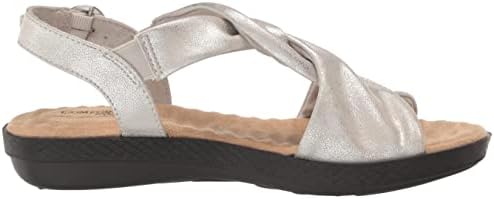 Easy Street Women's Draper Sandal, Silver, 6.5 Narrow | Image 5