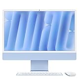 Apple 24-inch iMac with Retina 4.5K display: Apple M4 chip with 8-core CPU and 8-core GPU, 16GB, 256GB SSD - Blue