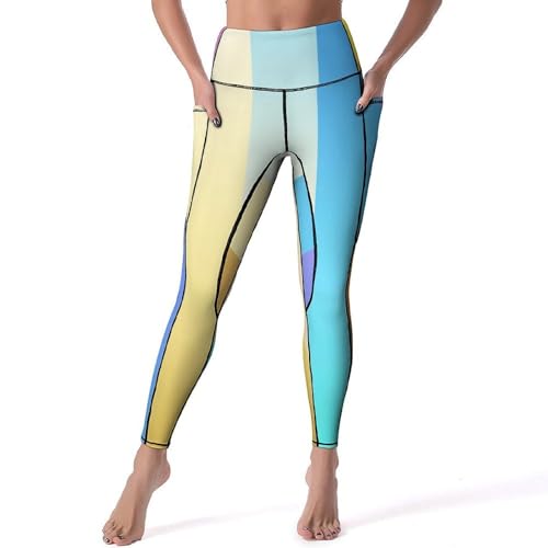Legging de yoga à rayures pour le fitness et vos séances de gym ou jogging matinal