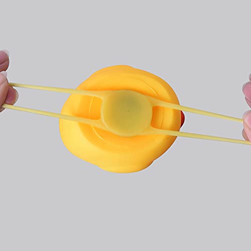 Videopup 2 Pack Cute Rubber Duck Bike Bell, Bicycle Horn With Propeller Black Helmet, Yellow Duck Car Dashboard Decorations With Blue Helmet #TOP4