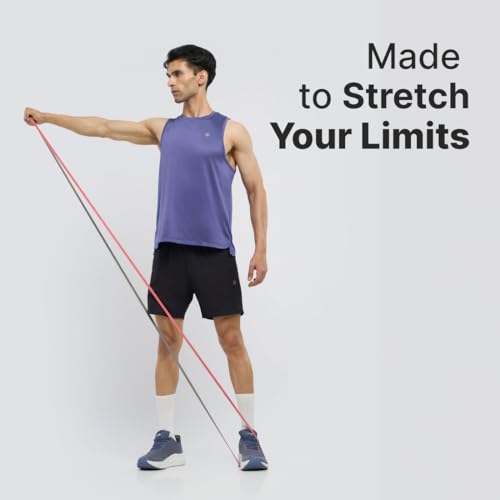 Image of CULT Resistance Band 13MM (7-15Kgs), Latex-Free TPE Loop Band for Strength Training, Pull-Up Assistance, Mobility Exercises & Home Gym Workouts, Red & Grey