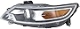 Garage-Pro Headlight Assembly Compatible with 2010-2012 Ford Taurus Driver Side Sedan With Bulb