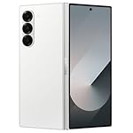Samsung Galaxy Z Fold 6 Smartphone, 256GB, Factory Unlocked, White (Renewed)
