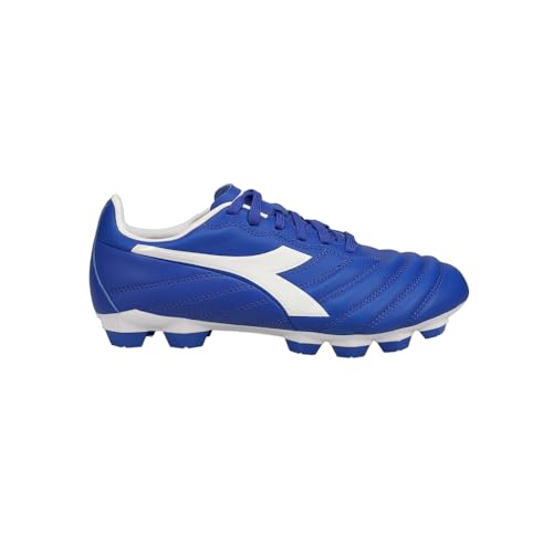Diadora Kids Boys Brasil Elite 2 Lt LPU Soccer Cleats Cleated, Firm Ground - Blue