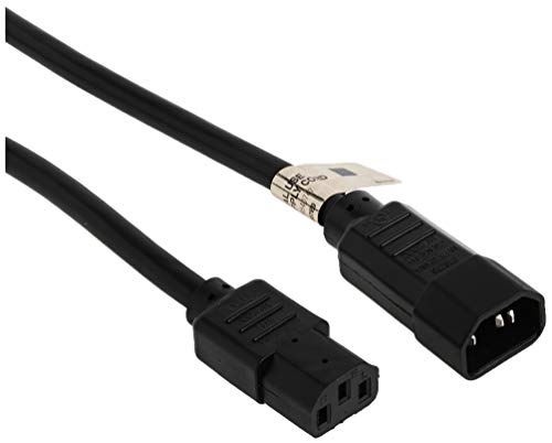 Image of TRIPP LITE P005-003 Heavy Duty Power Extension Cord 15A 14AWG C14 to C13, 3-Feet Black