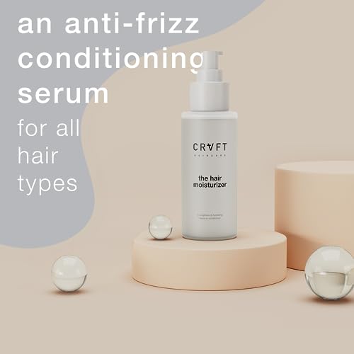 CRVFT Daily Leave-in Conditioner for Women [OIL] | Hair Serum/Moisturizer | For Dry and Damaged Hair | Anti Frizz Argan Oil Serum Scented [3.38oz]