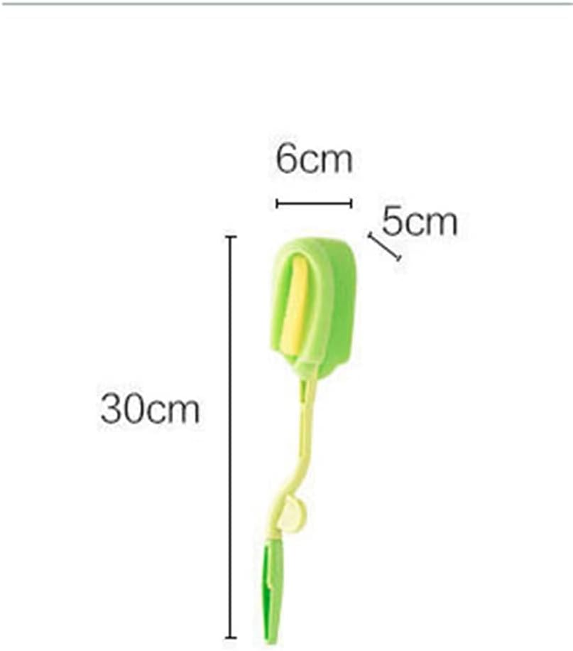 Camellia Cup Brush Sponge Long Handle Washing Rotary Multi-Purpose Milk Bottle decontamination Glass Cleaning