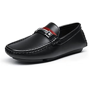 Bruno Marc Boy's Loafer Slip-On Dress Shoes Little Kid (4-8 Years) 1 Little Kid Black