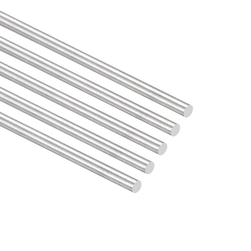 Tiges en acier inoxydable 304 6 mm x 400 mm rondes pour axe hélicoptère et bricolage mécanique