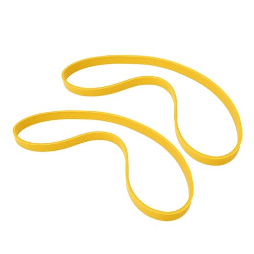 Pneus de scie à ruban 22,9 cm en caoutchouc jaune pour le travail du bois