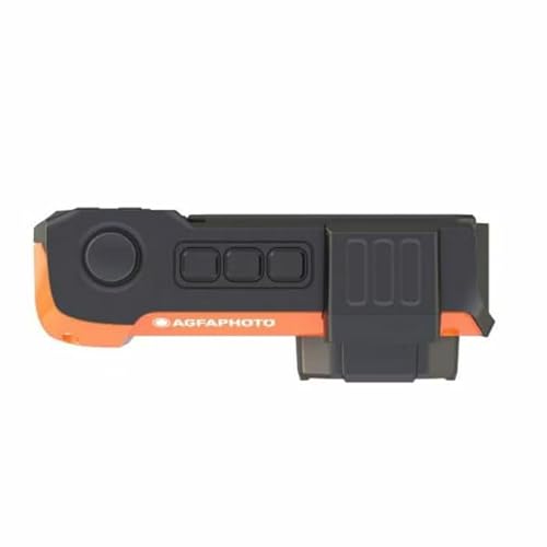 AgfaPhoto Realishot WP9500 Digitale camera, waterdicht, 7 m, 24 MP, 18 x zoom, 4 K video, 2,9 inch/1,4 inch dubbel display, oranje