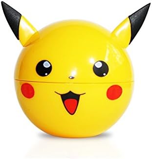 Finzdy Cartoon style 3 Piece Herb Grinder With Pollen Scraper for Herbs Spices Tobacco Grinder