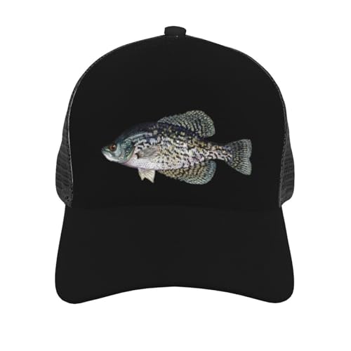 Crappie Fish Unisex Mesh Baseball Caps - Classic Adjustable Hat3