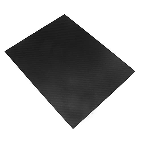 Creative-Idea Feuille de Panneau Plaque Fibre Carbone Véritable 200 * 250 * 2mm Brillant 3K Armure Lisse