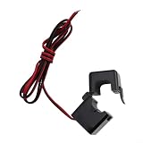 Stromwandler-Klemmsensor mit geteiltem Kern 50 A-200 A 5 A/25 mA Ausgang für EV-Ladegerät-Gitter 5G Basisstation Erkennung industrieller Gebrauch schwarz (2000/1A)