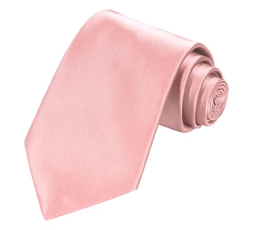 Image of TIE G Solid Satin Woven dyed Color Formal Black Necktie and Pocket Square Sets in Gift Box