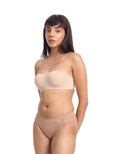 Krvvy Premium Padded Strapless Bra for Women | Convertible Multi-...