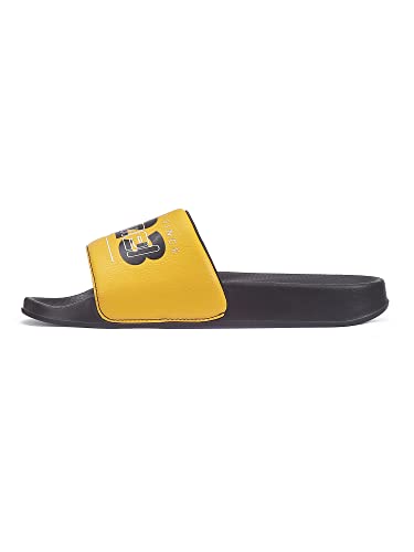 Image of hummel TREFF MEN SLIDERS Comfortable Cushioned Sole Arch Support Durable Lightweight Flexible Trendy Style Flip flops and Slippers Slides for Men Daily use Chappal