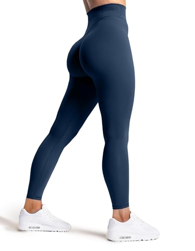 Olmlmt No Front Seam Workout Leggings for Women Tummy Control Butt Lifting Leggings Buttery Soft Gym Yoga Pants