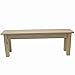 Ezekiel and Stearns Unfinished Canvas Bench (60 inches)