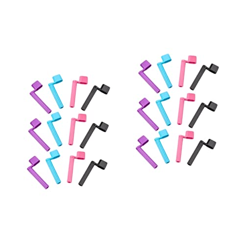 Milisten 2sets Bulk Guitar Peg Winders Guitar Tuning Pegs Set String Winder Tool for Electric Banjos Bass Mandolins Instrument Replacement Parts 12pcs*2