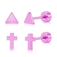Crosses & Triangles - Pink - 5MM