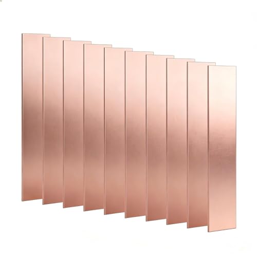 10 copper anodes sized for jewelry plating
