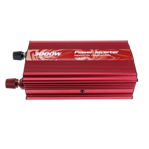 Convertidor de potencia de 3000 vatios - Convertidor de 12 V a 110 V / 220 V, Convertidor de potencia de onda sinusoidal pura | Puertos de carga USB 2.1A Carga portátiles, smartphones, tabletas