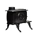 US Stove Company Cast Iron Wood Stove with Cool Touch Safety Handle, Heats up to 54,000 BTUs