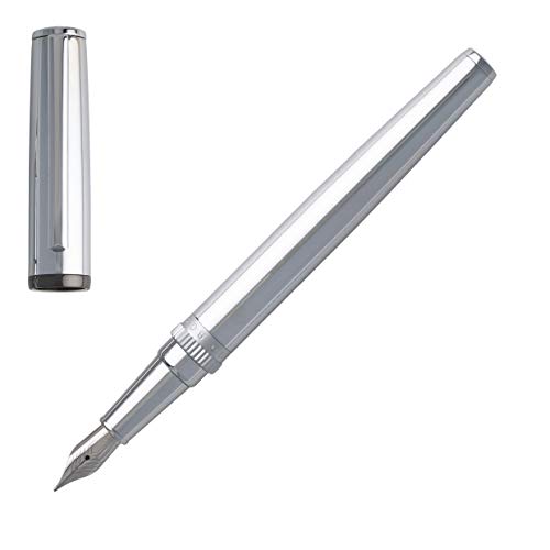HUGO BOSS Stylo Gear roller noir mat pour écriture élégante