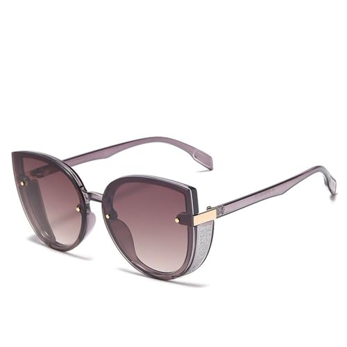 Lunettes de soleil œil de chat métal : finis les reflets