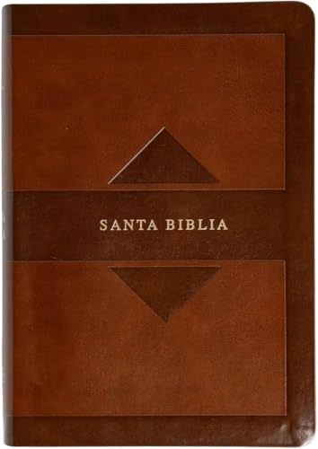 RVR 1960 Biblia letra grande tamaño manual edición tierra santa, café símil piel Mass Market: Santa Biblia (Spanish Edition)