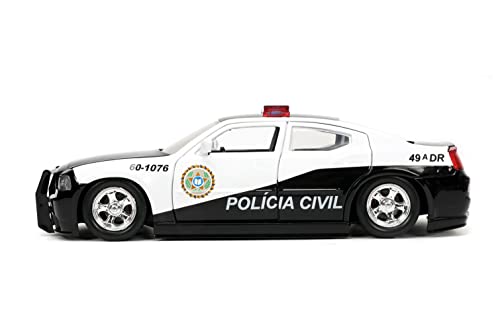 Jada Fast & Furious 1:24 Dodge Charger Police Car miniatura 4