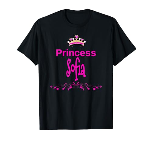 Princesa Sofia t-shirt, Preto, S