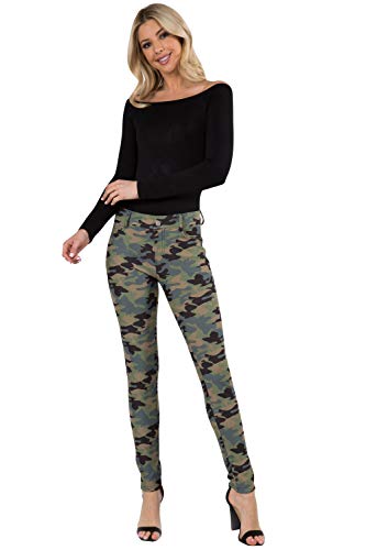 Image of YELETE Women's Basic Five Pocket Stretch Jegging Tights Pants