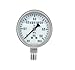 Stainless Steel Pressure Gauge, Radial Water Pressure 1.6Mpa Air Pressure Pressure Hydraulic Vacuum Pressure (Color : 1-2 npt, Size : -0.1-0.06MPa)