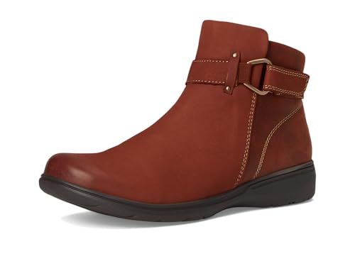 Clarks Collection Women's Carleigh Drift Ankle Boot, British Tan Leather, 8.5 M US - image 8