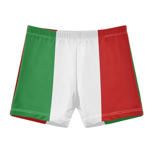 Italy Flag Italian Flag Icon Boys Swim Trunks Kid's Swim Pants Swim Shorts Bathing Suit Swimsuit Swimwear Multicolor