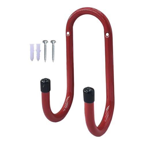 Biniveil Ganchos De Almacenamiento Para Garaje - Gancho para Manguera de Jardín | Ganchos en U para Pared para Talleres, Almacenes, Gimnasios, Cobertizos y Cuartos de Utensilios