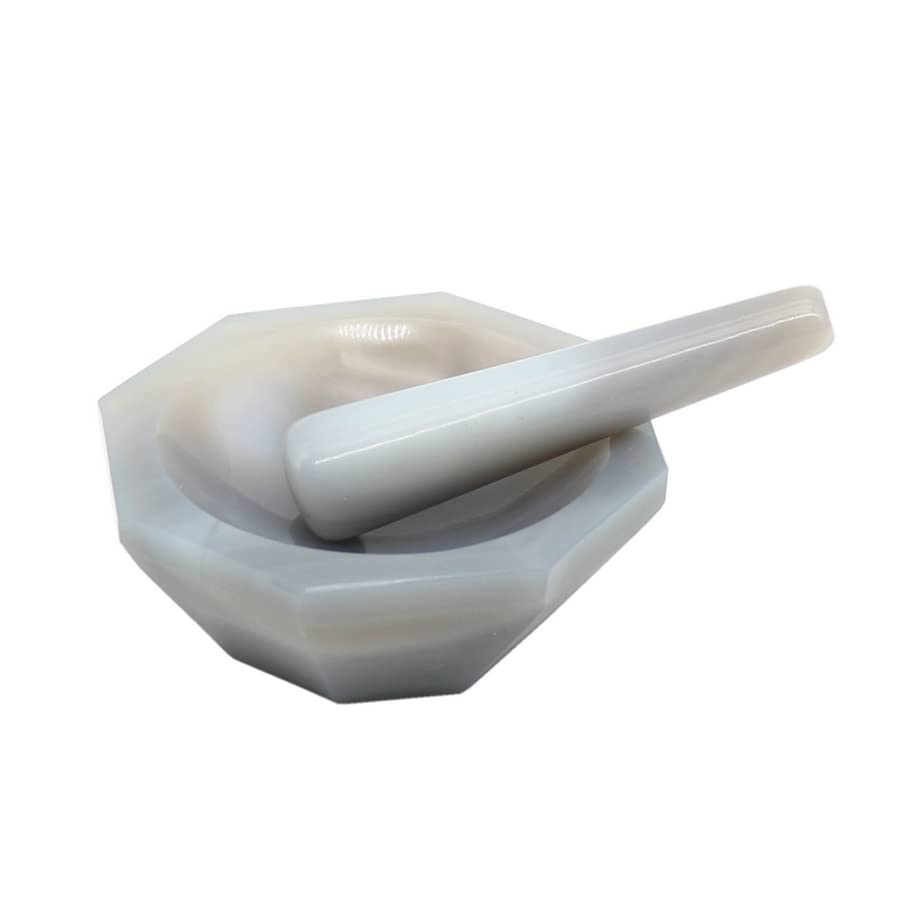 1PCS 100MM agata mortaio uso laboratorio mortaio e pestello resistente all'usura mortaio con rettifica Rod
