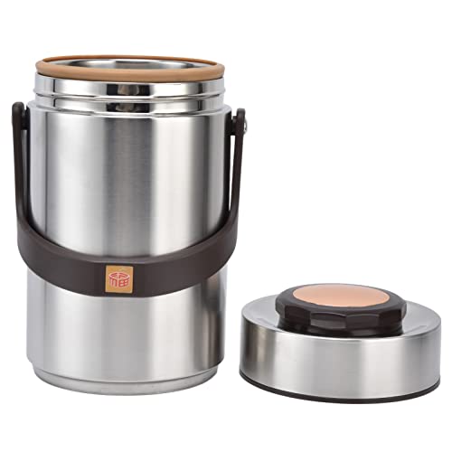 Fiambrera Bento Al Vacío, 2300 Ml De Acero Inoxidable, Contenedor Térmico Para Sopa Y Almuerzo, Contenedor De Alimentos, Portador De Almacenamiento, Tarro De Comida Al Vacío Aislado Portátil
