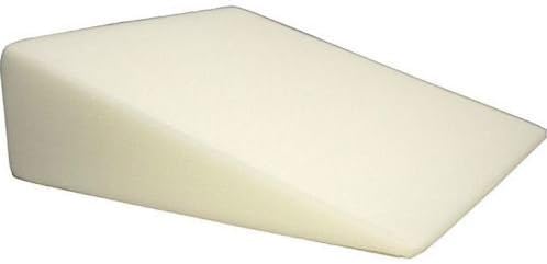 Espuma  Almohada de cuña de cama  Almohada de cuña elevada para piernas de cama, almohada de cuña de espuma de apoyo para levantar las piernas,