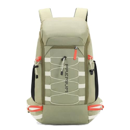 Universo GENIAL Mochila de Ataque 40L Premium, Beje, Nylon, Trekking e Camping, 59 x 25 x 16 cm, Unissex