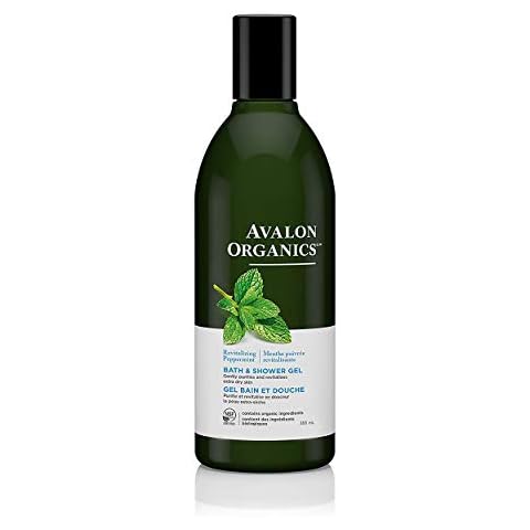 Avalon Organics Revitalizing Peppermint Bath & Shower Gel, 12 Oz Cover