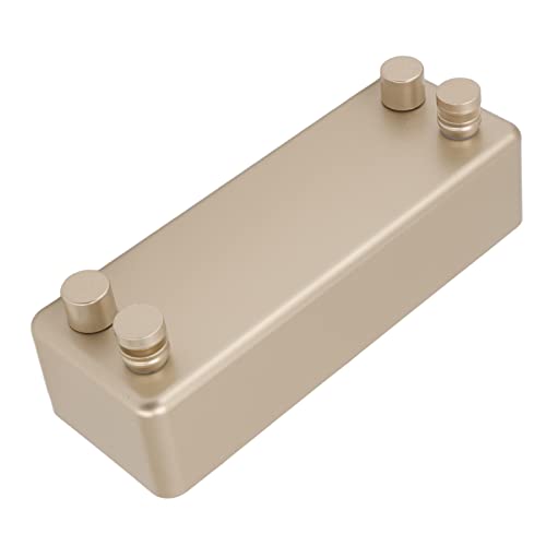 Bewinner Tendedero retráctil de 13,8 pies, tendedero de Acero Inoxidable montado en la Pared para Interiores y Exteriores, con Bloqueo para Evitar Que se hunda (Oro)