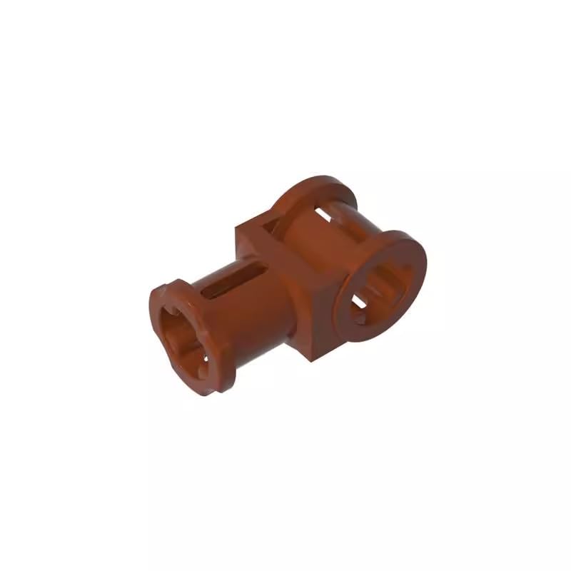 Gobricks Shaft Bolt Connection Technic Axle Connector with Axle Hole 32039 42135 4107081 GDS-931 50Pieces Compatible with Lego Classic Bulk Toy MOC Color:Reddish Brown โ image 1