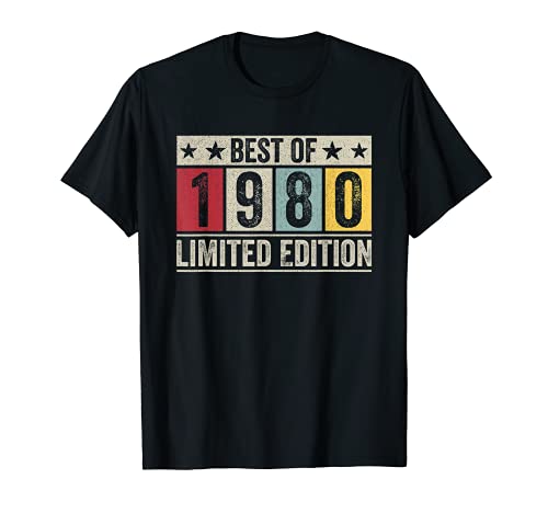 Best Of 1980 Limited Edition - 41 anni di compleanno Maglietta